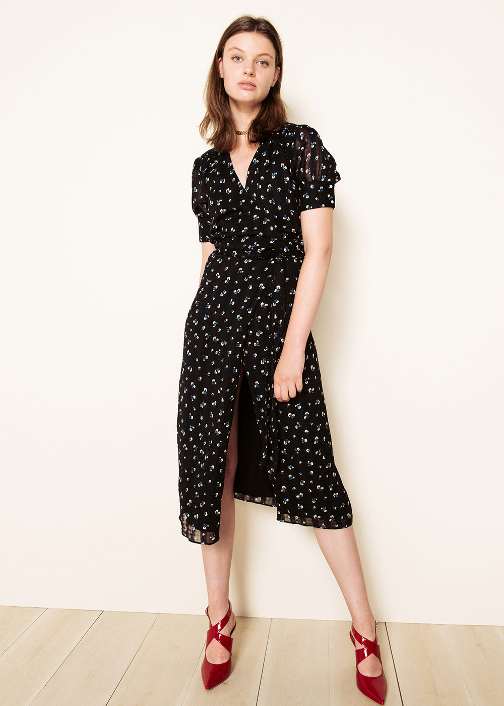 AMI MIDI DRESS