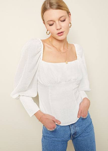 Women's fashion tops, peplum top, tie front top – The East Order